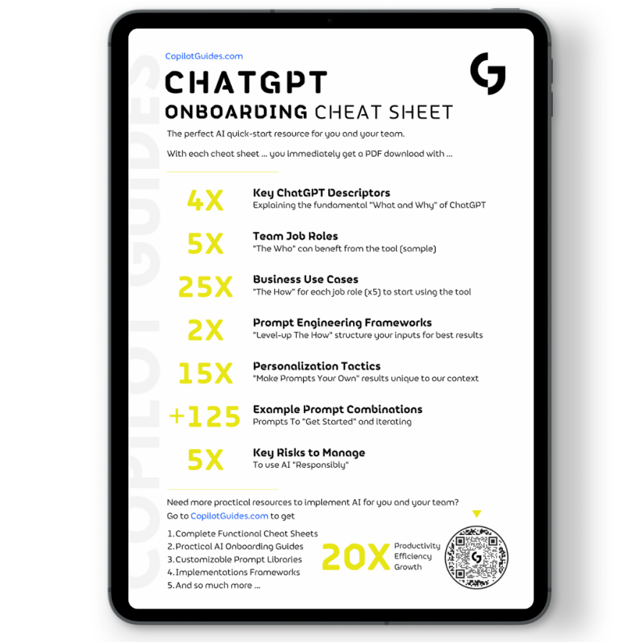 ChatGPT for Legal and Compliance Teams Cheat Sheet - Image 3